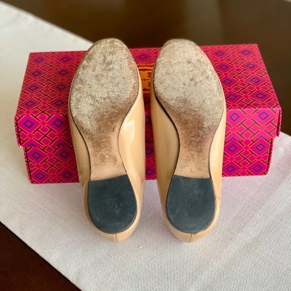 Tory Burch Raleigh Ballet Flat - Patent Nude - Picture 2 of 4